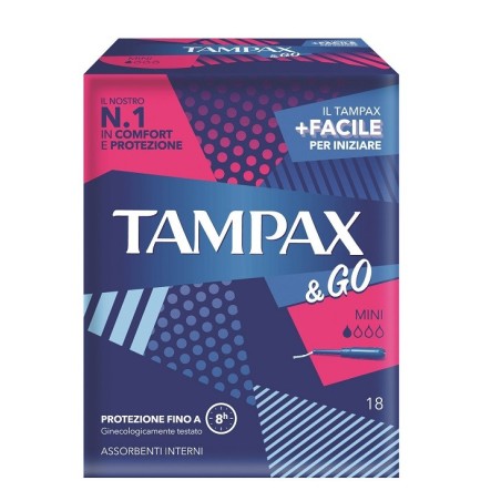 Tampax&go mini 18pz