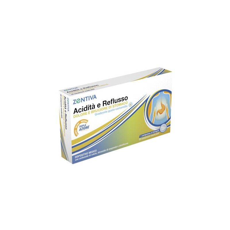 Zentiva acidita'reflusso 20 compresse