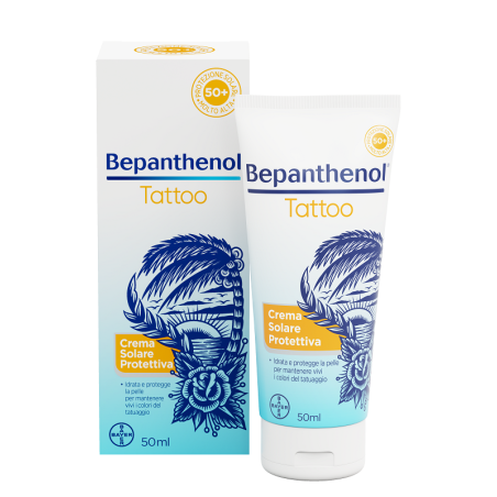 Bepanthenol tattoo crema sol
