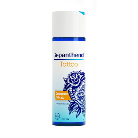 Bepanthenol tattoo detergente