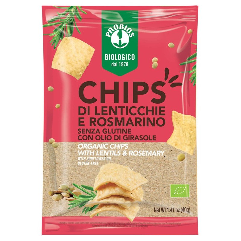 Probios chips di lenticchie/ro