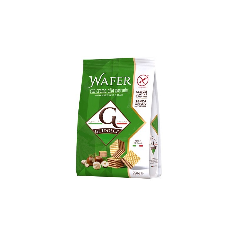 Wafer gusto nocciola 250g Wafer gusto nocciola 250g