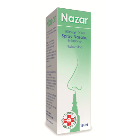 Nazar 100 mg/100 ml spray nasale, soluzione Nazar 100 mg/100 ml spray nasale, soluzione