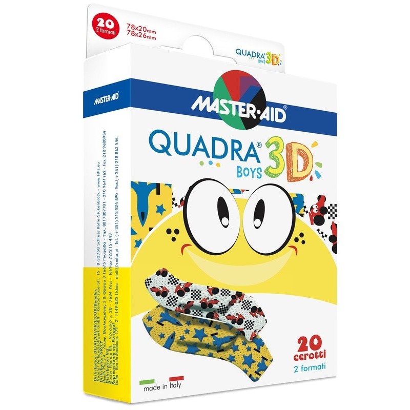 M-aid quadra3d cer boys assort