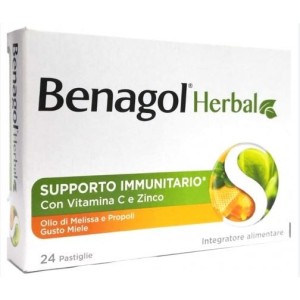 Benagol herbal miele 24past