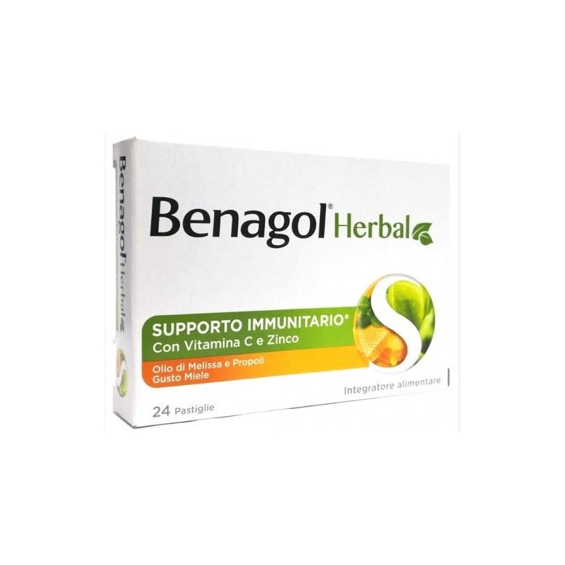 Benagol herbal miele 24past