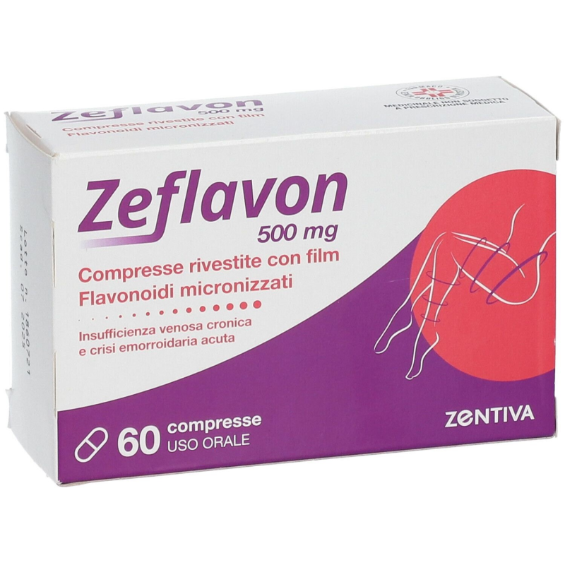 Zeflavon 60 compresse riv 500mg