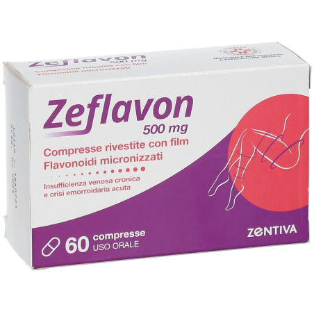 Zeflavon 60 compresse riv 500mg
