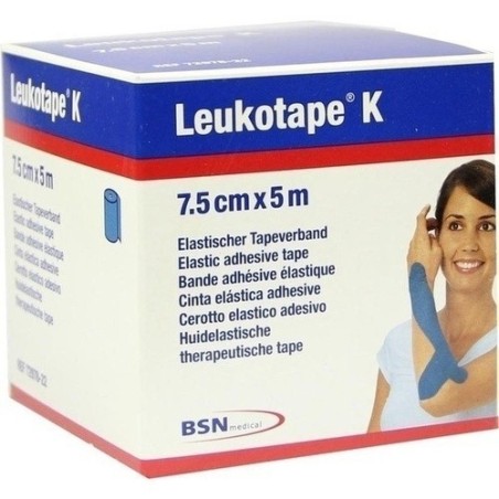 Leukotape k taping 7,5x500 blu