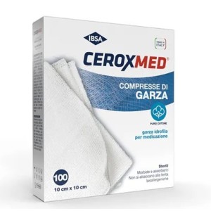 Garza ceroxmed 10x10cm 100pz