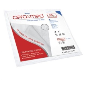 Garza tnt ceroxmed 10x10cm25pz