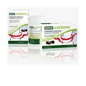Nova carbone vegetale 120 compresse