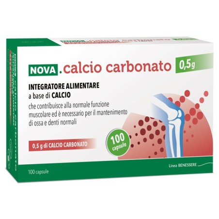 Nova calcio carbon 0,5g 100 capsule