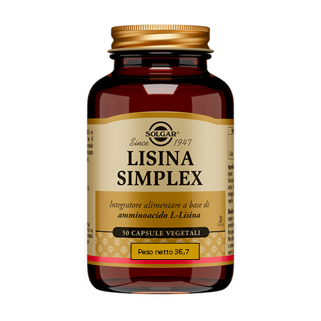 Lisina simplex 50 capsule vegetali