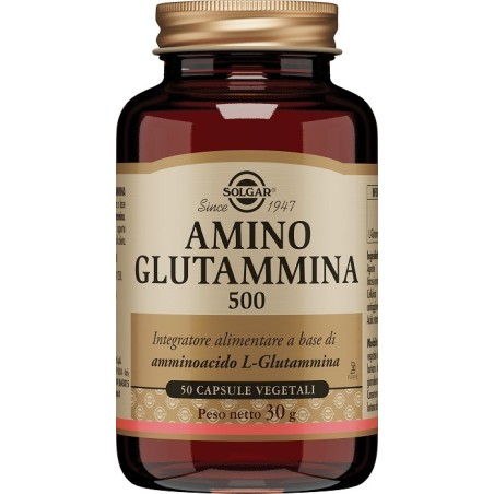 Amino glutammina 500 50 capsule veg Amino glutammina 500 50 capsule veg
