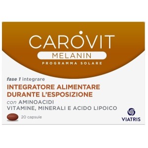 Carovit melanin solare 20 capsule