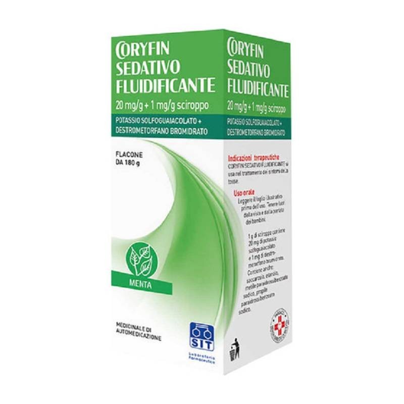 Coryfin sedativo fluidificante 20 mg/g + 1 mg/g sciroppo
