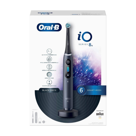 Oralb io 8 black spazz+2refill Oralb io 8 black spazz+2refill