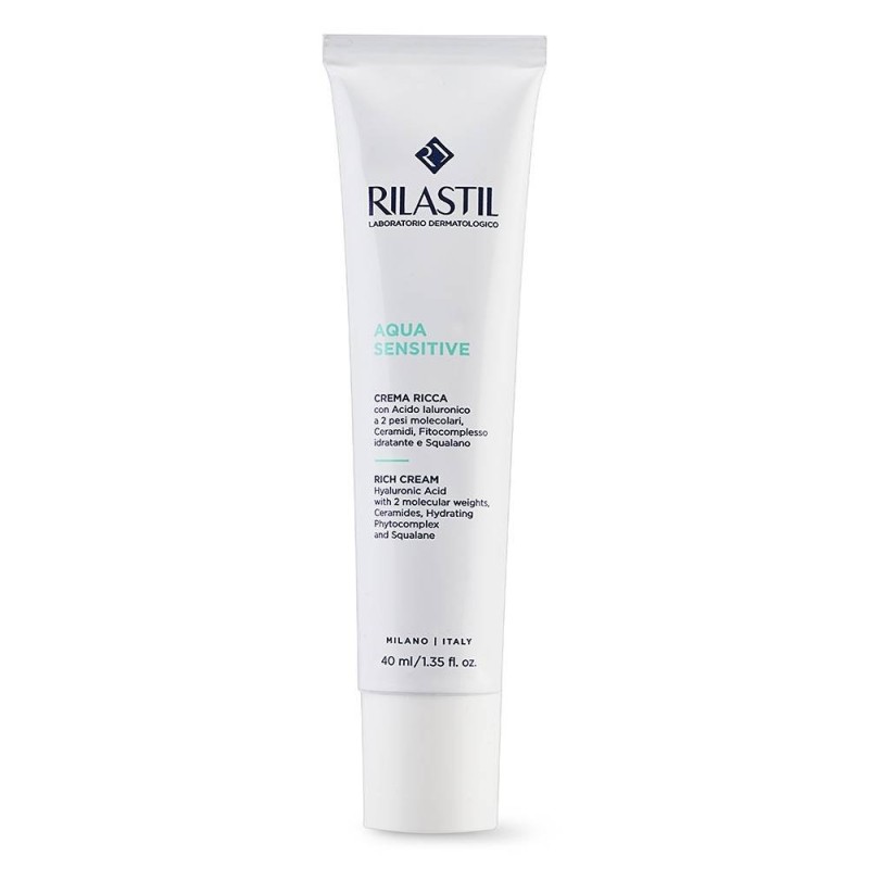 Rilastil aqua sensitive crema ricca 40 ml