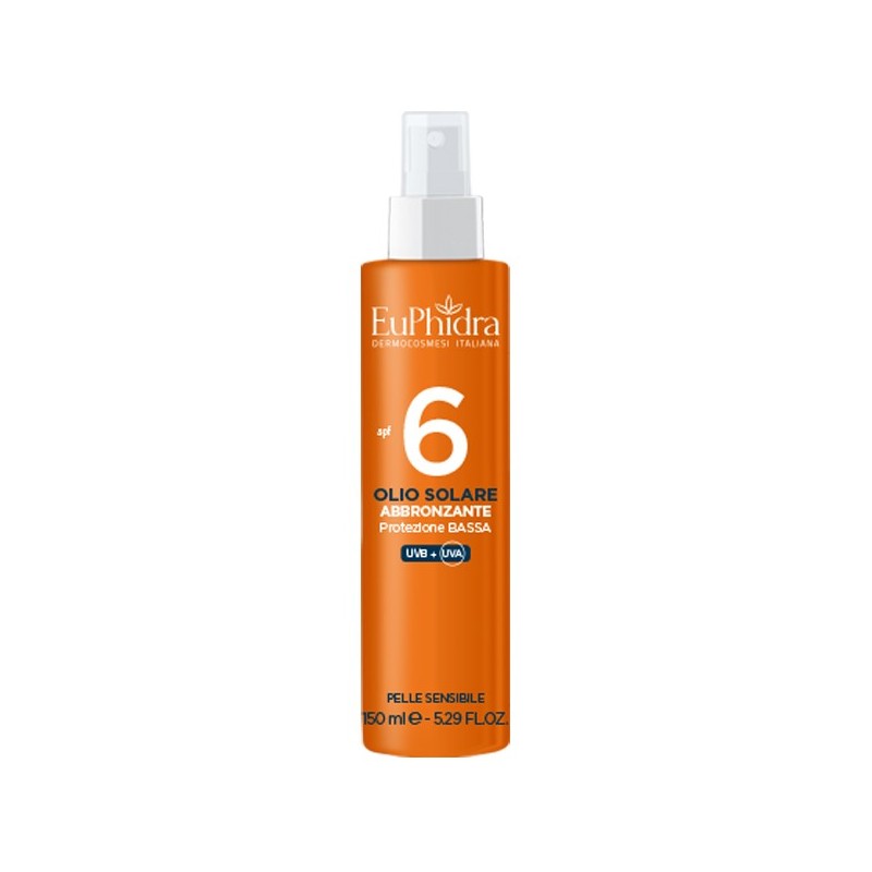 Euphidra kaleido olio solare abbronzante spf6 150 ml