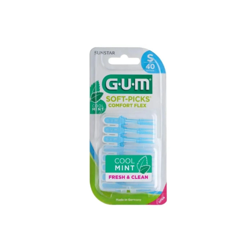 Gum soft pick comfort flex cool mint small scovolini 40 pezzi
