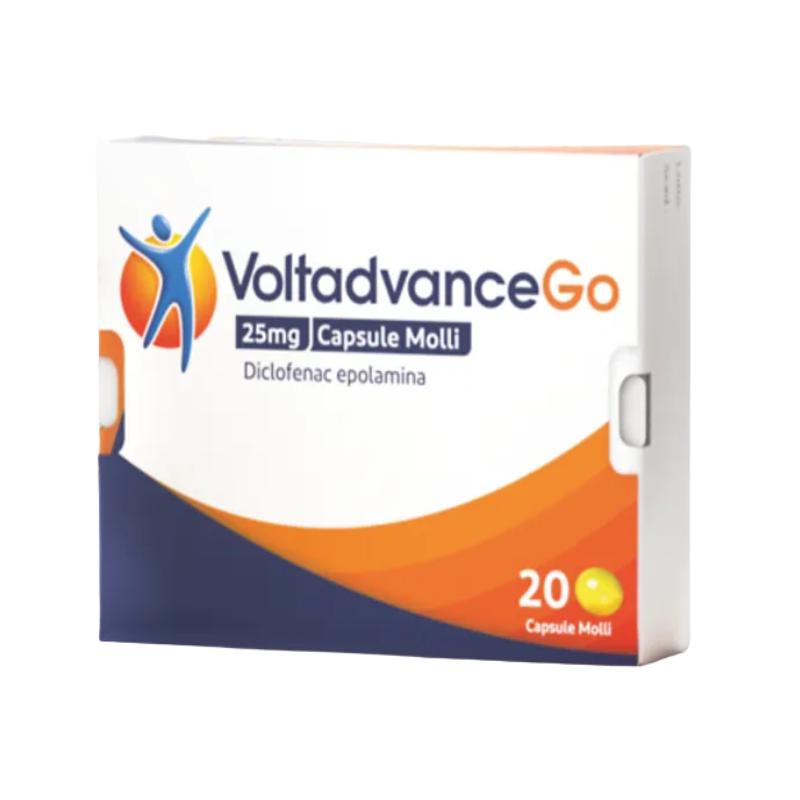 Voltadvancego 20 capsule molli 25 mg