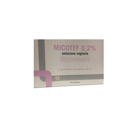 Micotef soluz vag 5 flaconi 150 ml 0,2%