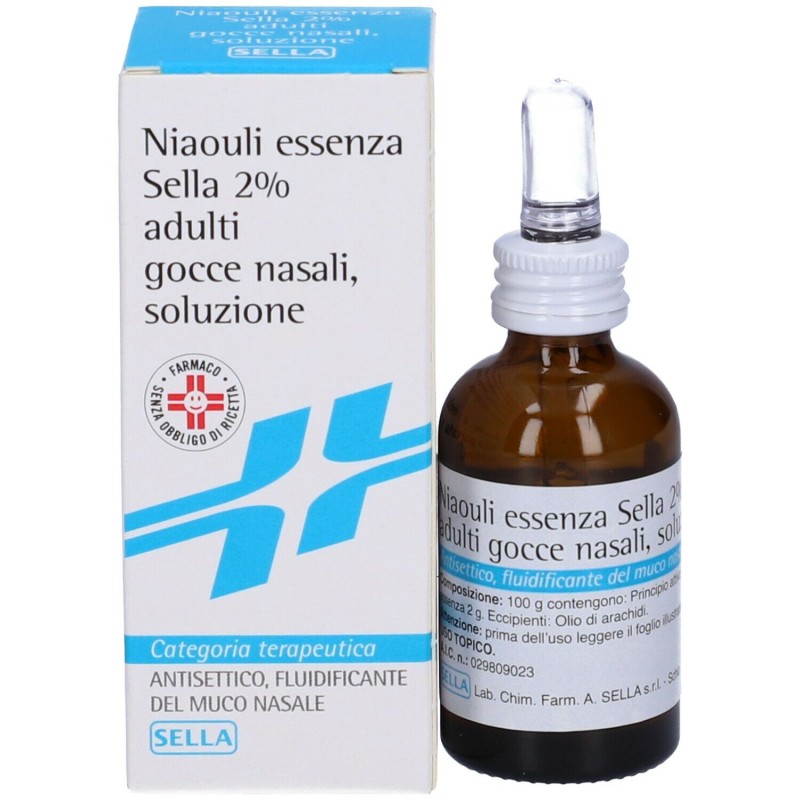 Niaouli essenza (sella) gocce orl 20 g 2%