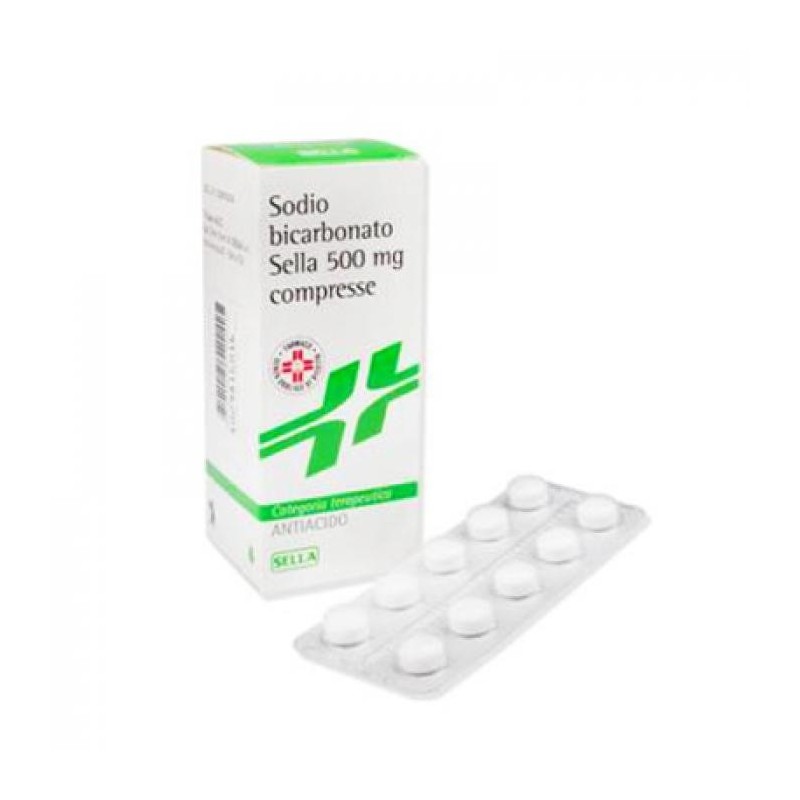Sodio bicarbonato (sella) 50 compresse 500 mg