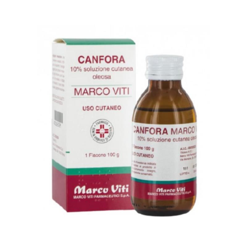 Canfora (marco viti) soluz cutanea oleosa 100 ml 10% Canfora (marco viti) soluz cutanea oleosa 100 ml 10%