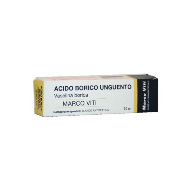 Acido borico (marco viti) ung derm 30 g 3% Acido borico (marco viti) ung derm 30 g 3%