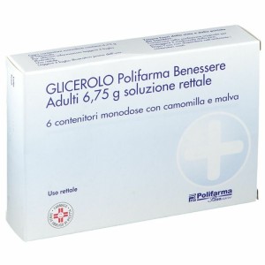 Glicerolo (polifarma benessere) ad 6 contenitori monodose 6,75 g soluz rett