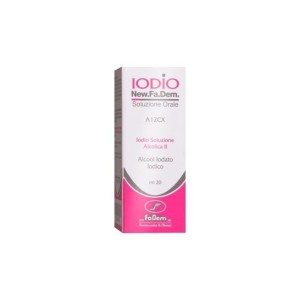 Iodio soluzione alcolica ii (new.fa.dem.) soluzione orale 20 ml2% + 2,5%