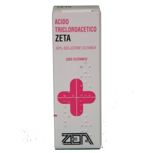 Acido tricloroacetico (zeta farmaceutici) soluz cutanea 1 flacone 10 ml 50%
