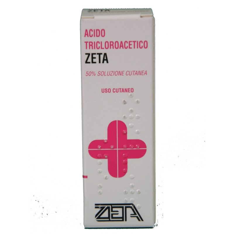 Acido tricloroacetico (zeta farmaceutici) soluz cutanea 1 flacone 10 ml 50%