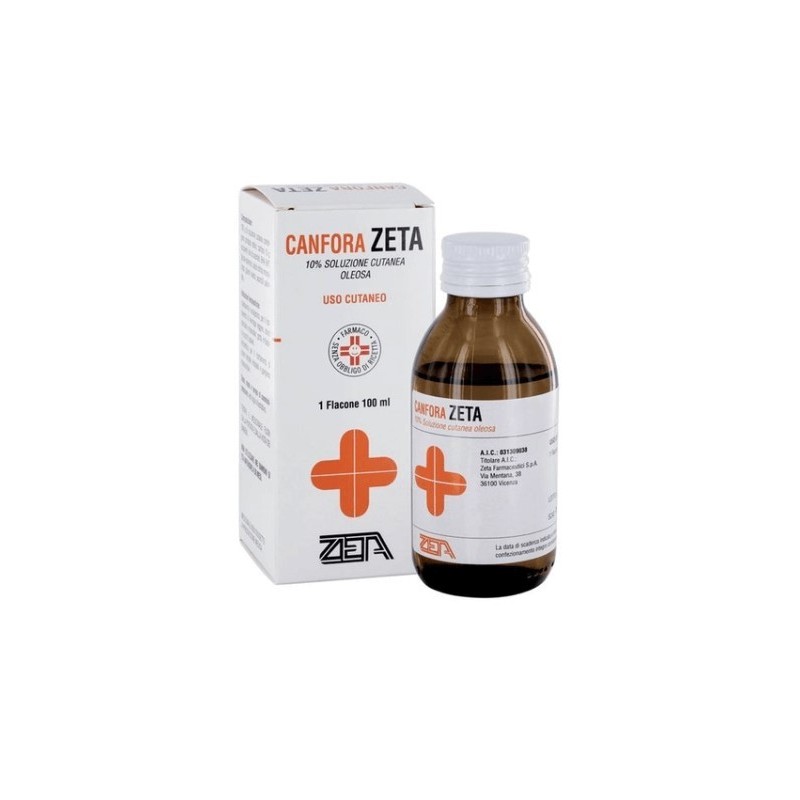 Canfora (zeta farmaceutici) soluz ial 100 ml 10% Canfora (zeta farmaceutici) soluz ial 100 ml 10%