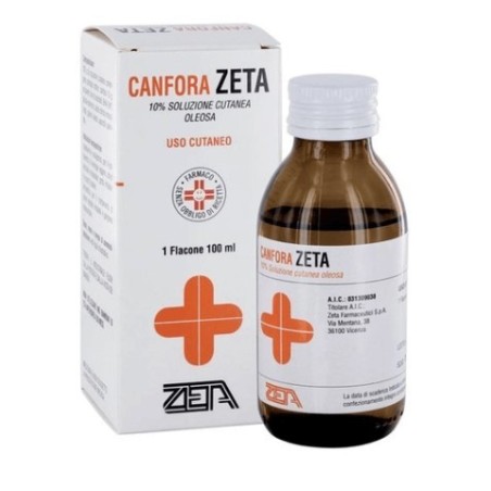 Canfora (zeta farmaceutici) soluz ial 100 ml 10% Canfora (zeta farmaceutici) soluz ial 100 ml 10%