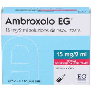 Ambroxolo (eg) soluz nebul 10 fiale 15 mg 2 ml
