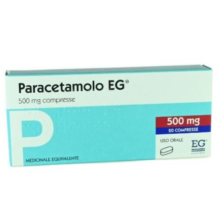 Paracetamolo (eg) 20 compresse 500 mg