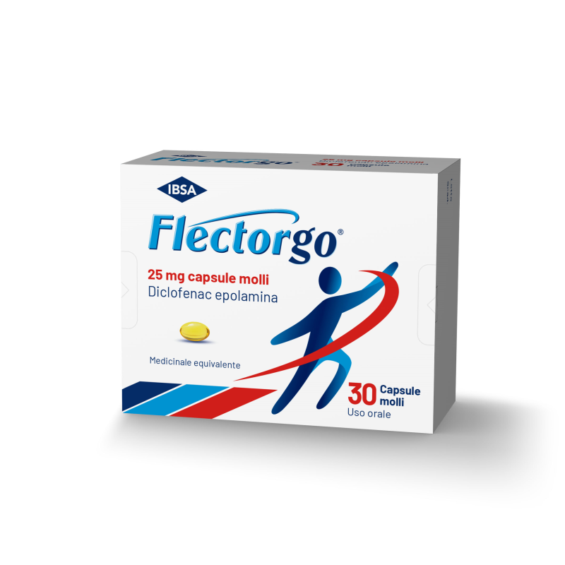 Flectorgo 30 capsule molli 25 mg