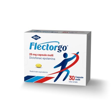 Flectorgo 30 capsule molli 25 mg
