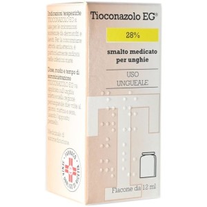 Tioconazolo (eg) smalto medicato 12 ml 28%