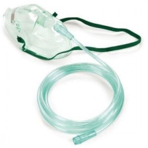 Mascherina per ossigeno ricambio per ossigenoterapia