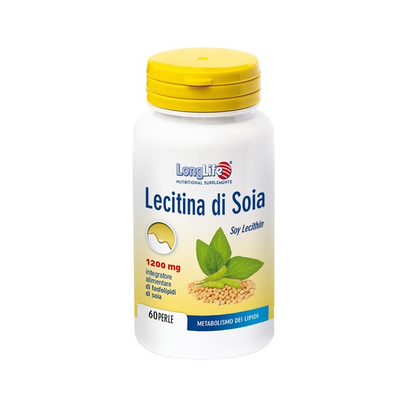 Longlife lecitina soia 60 perle Longlife lecitina soia 60 perle