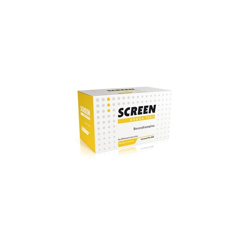 Screen droga test benzodiazepine test antidroga con contenitore urina