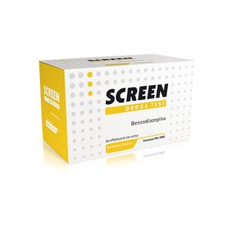 Screen droga test benzodiazepine test antidroga con contenitore urina