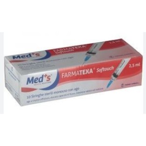 Siringa meds 2,5 ml 2 gauge 5/3 10 pezzi