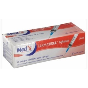 Siringa meds 5 ml 14 gauge 10 pezzi