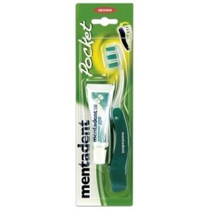 Mentadent spazzolino kit pocket