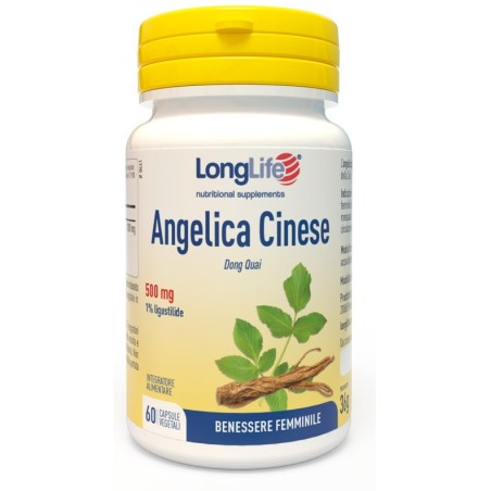 Longlife angelica cinese 60 capsule vegetali Longlife angelica cinese 60 capsule vegetali